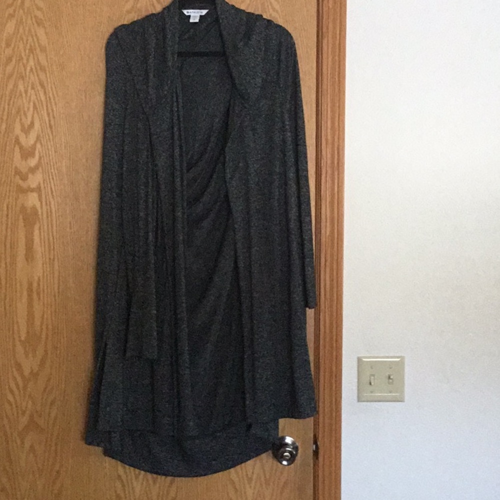 Long, Athleta cardigan